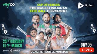 Cup of Heroes | Ramadan Tape Ball Tournament | Day 5 | Qualifier & Eliminator | Live Match | on Myco screenshot 1
