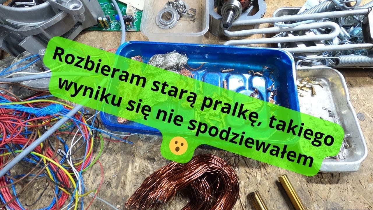 Rozbieram pralkę Indesit, ile miedzi odzyskam?