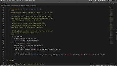 Nim (Project 4(b)) - CS50 AI