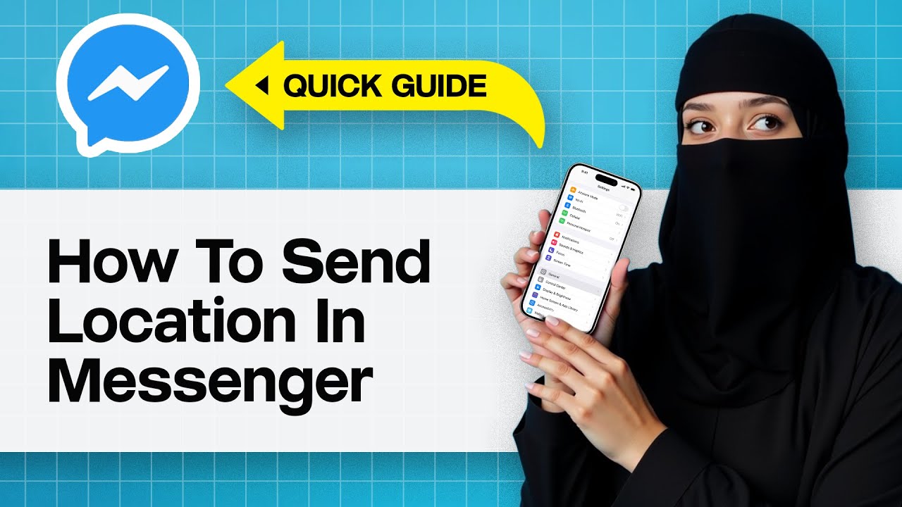 How To Send Location In Messenger | Share Live Location Easily On Facebook Messenger 2025
