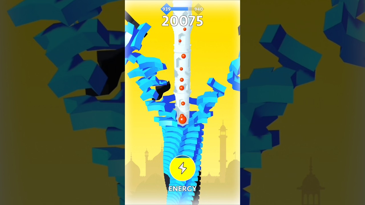 stack bounce game | #game #gaming #gamingvideos #gameplay #shorts - YouTube