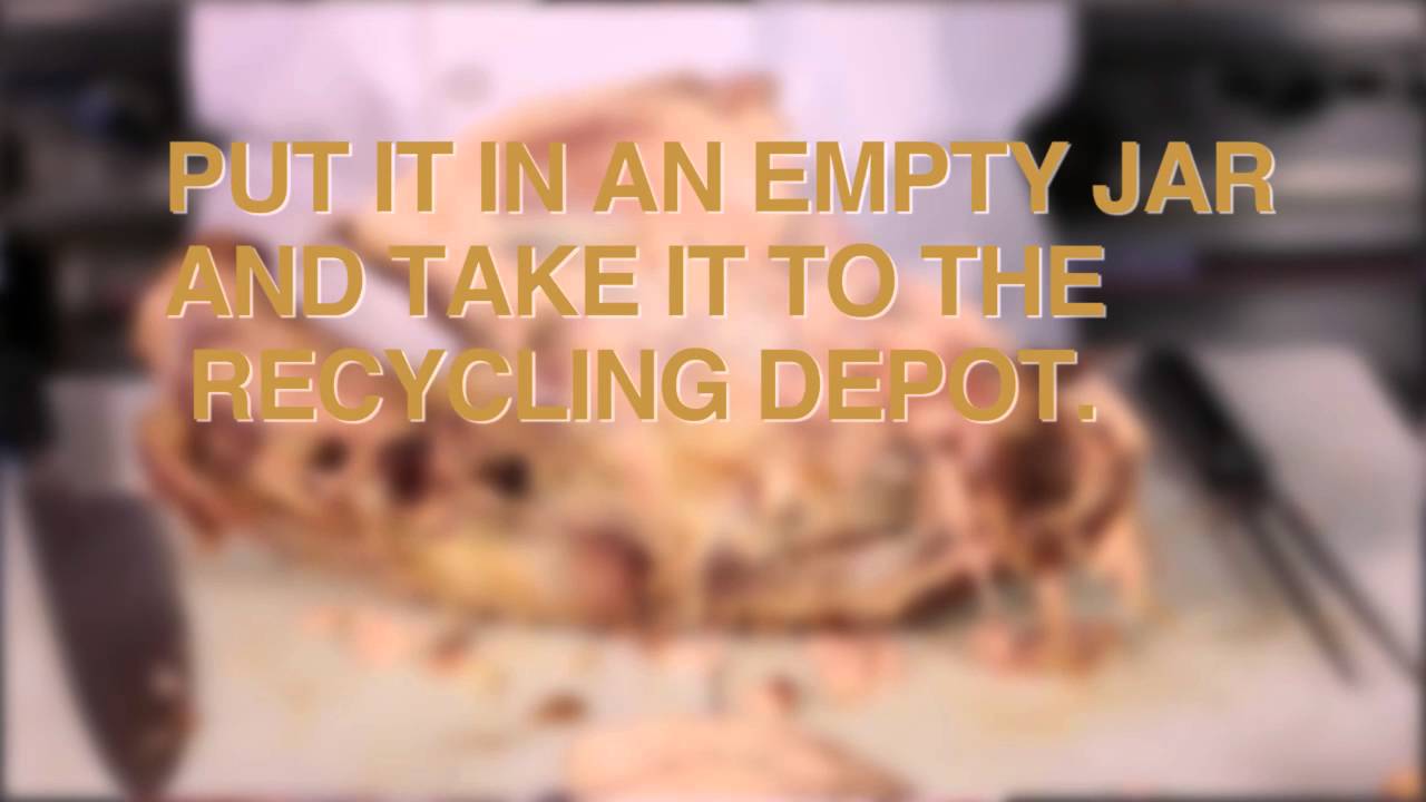 Turkey Grease - Love Food Hate Waste Kitchen Tips