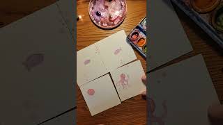Details my first repeating pattern painting (all by hand!) PART 1 Guide