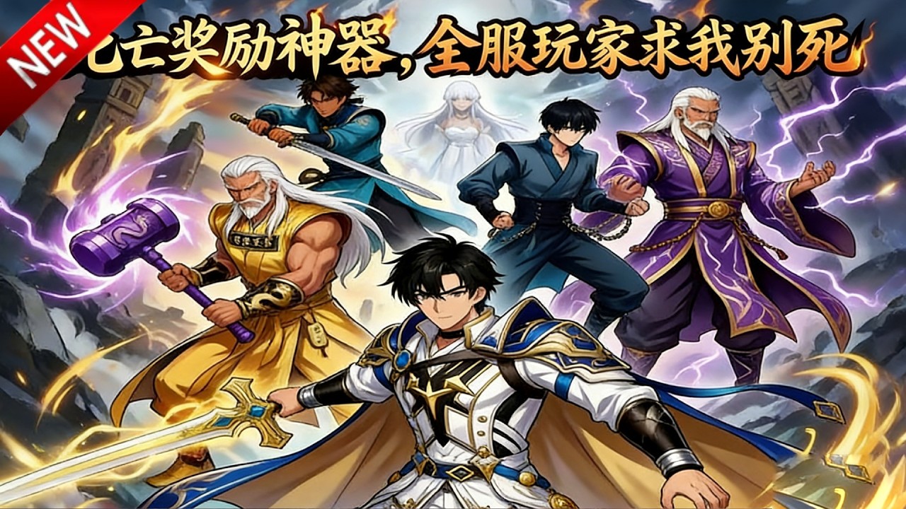 💥【新番上线】重生绑定游戏系统，无限复活碾压全服，以逆天之力搅动纪元风云！《死亡奖励神器全服玩家求我别死》全集 Multi SUB #热血 #漫剧 #动漫魔女