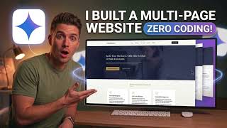 How I Built A Multi-Page Website With ZERO CODING SKILLS!