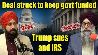Update California 29 Jan 26 | Deal struck to keep govt funded |Trump sues Treasury and IRS