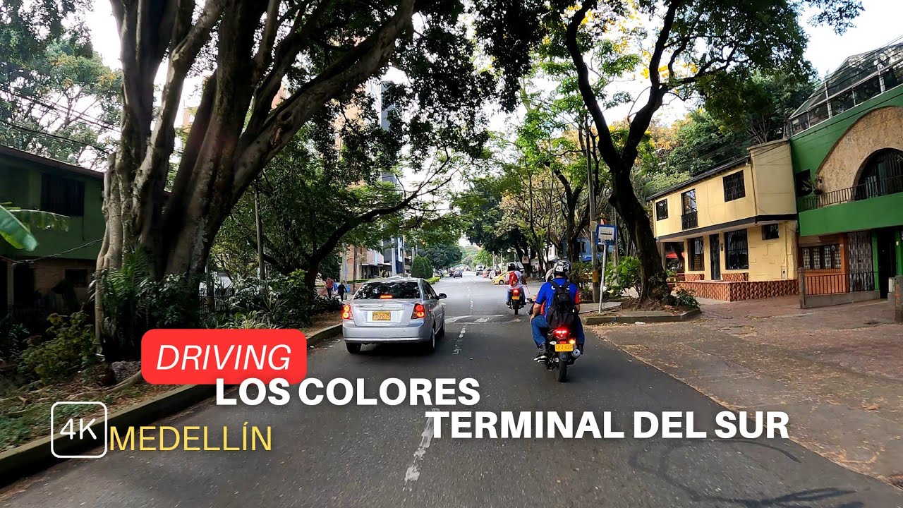 Driving Los colores hasta la 10 Medellín 🇨🇴 ASMR Sin Destino