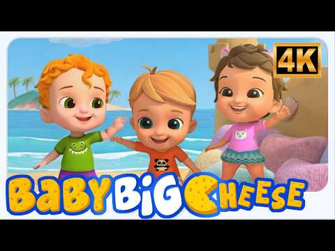 Cinco Bebés en la Playa | Canción Infantil con Aprendizaje en español