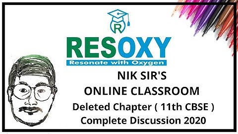 Deleted Chapter CBSE Class 11th ( Full Discussion Mathematics )