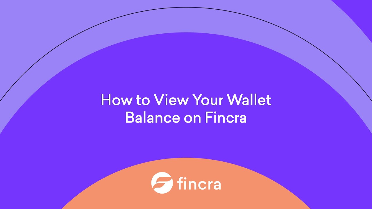 How To View Your Wallet Balance On Fincra