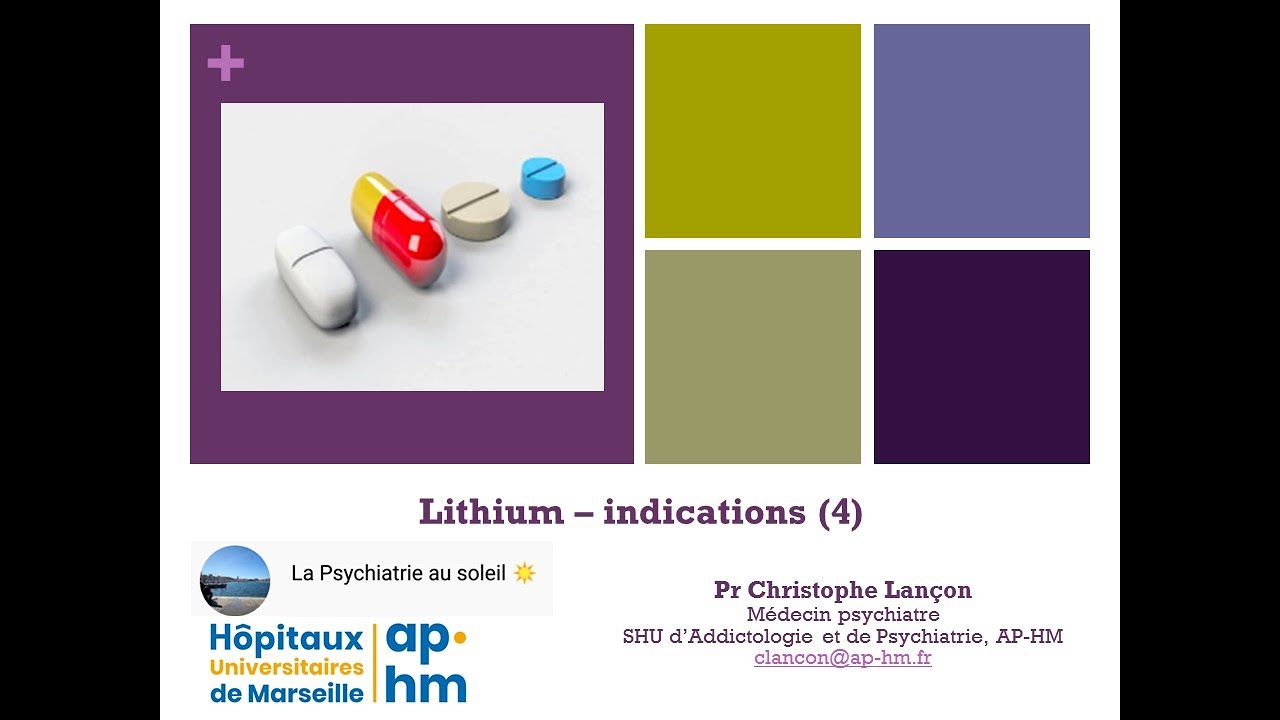 Le lithium (4) indications Pr Christophe LANÇON YouTube — free download