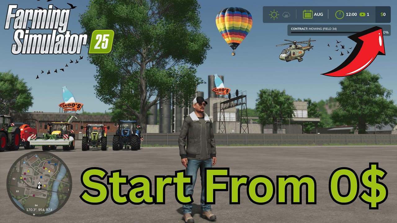 From $0 to MILLIONAIRE 🤑 | FS25 Riverbend Springs Start From Zero #1 | Nix's Farm