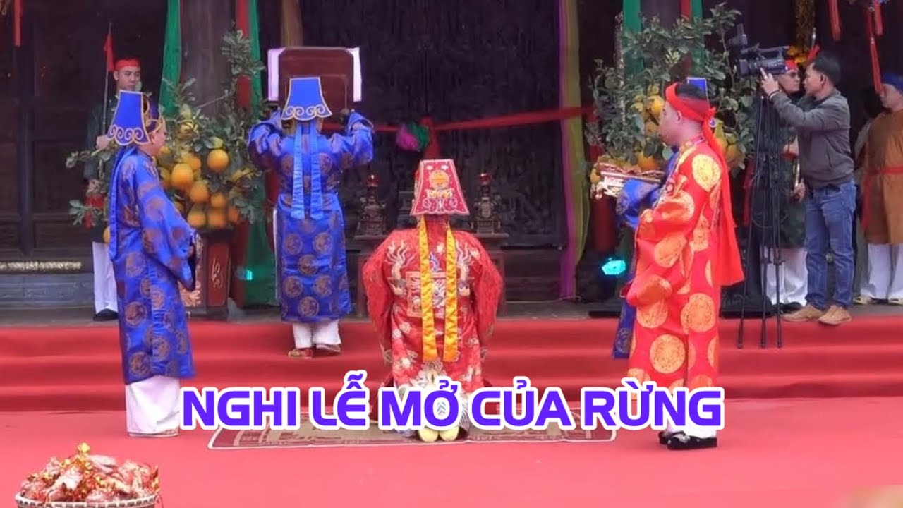 NGHI THỨC - LỄ MỞ CỬA RỪNG #BAN NGHI LỄ NHÀ ĐỀN BÀ CHÚA THEN