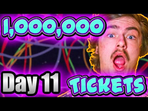 IM WINNING 1,000,000 ARCADE TICKETS IN 25 DAYS!!! (Day 11)