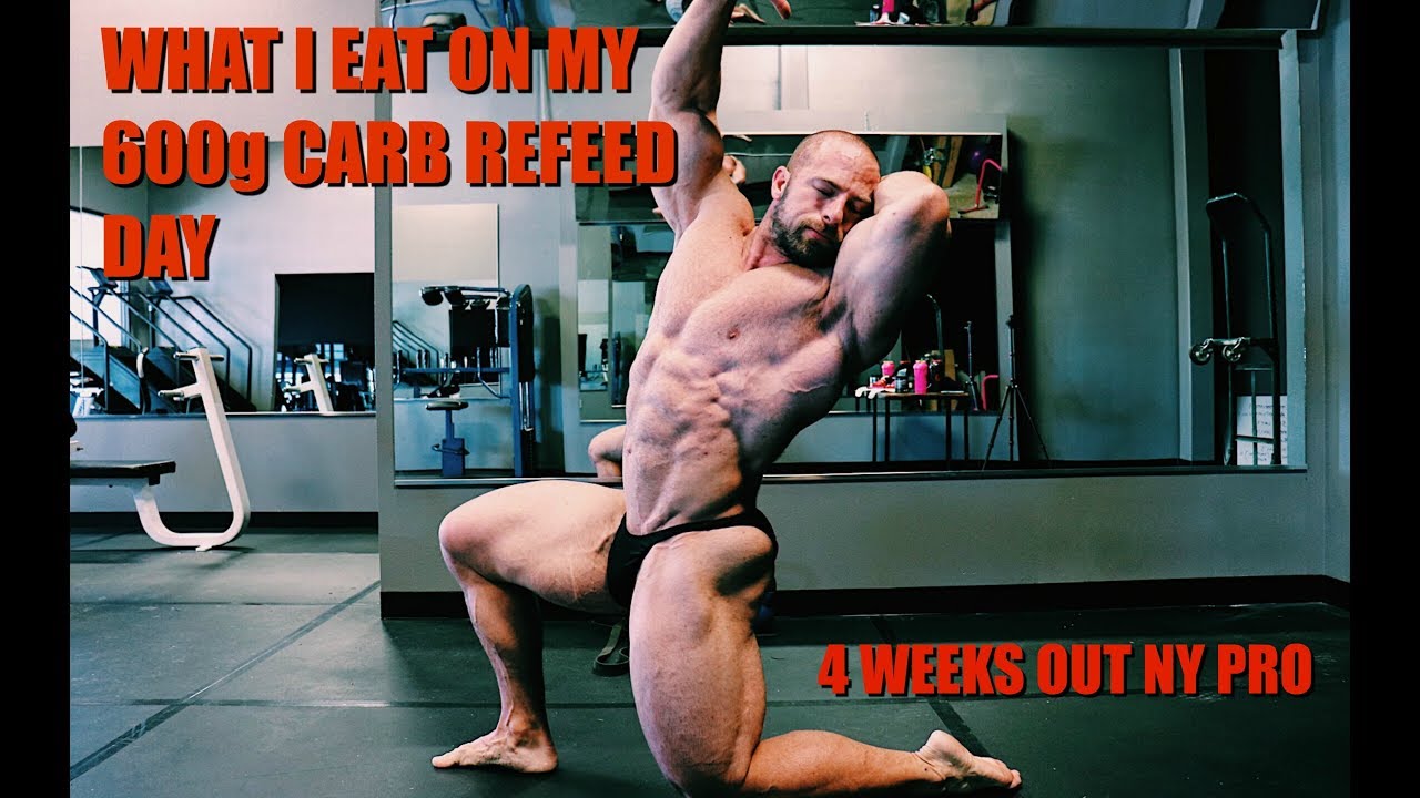 IFBB Pro John Jewett 4 weeks out Refeed day: What I eat in a day