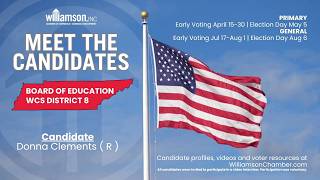 Meet the Candidates - Williamson County School Board District 8 | Donna Clements