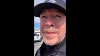 Donnie Wahlberg credits pilots after jet skids off runway