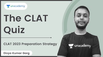 The CLAT quiz | Divya Kumar Garg | Unacademy CLAT