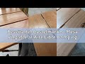 Reseña del Castelmerlino Mesa Plegable al Aire Libre Camping terraza Superior 100x60 cm, Okumè Natur