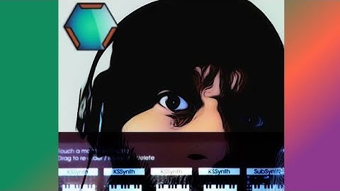 Caustic Mobile 📱production piano melody chopping wave 🎹🪓#caustic3 #pianomelody #waveeditor #music