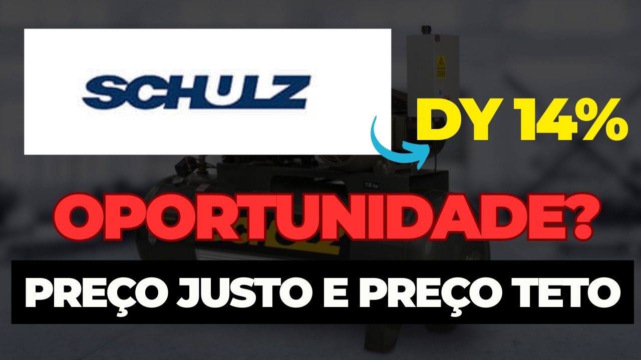 SCHULZ (SHUL4) Está Barata ou Cara? Preço Justo e Preço Teto das Ações