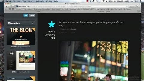 How to Make My Tumblr Minimalist : Social Media & Tech Questions