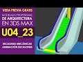 Modelado Arq PRO U04 Clase 23 - Escaleras mecánicas escalones animados (Vista previa gratis)