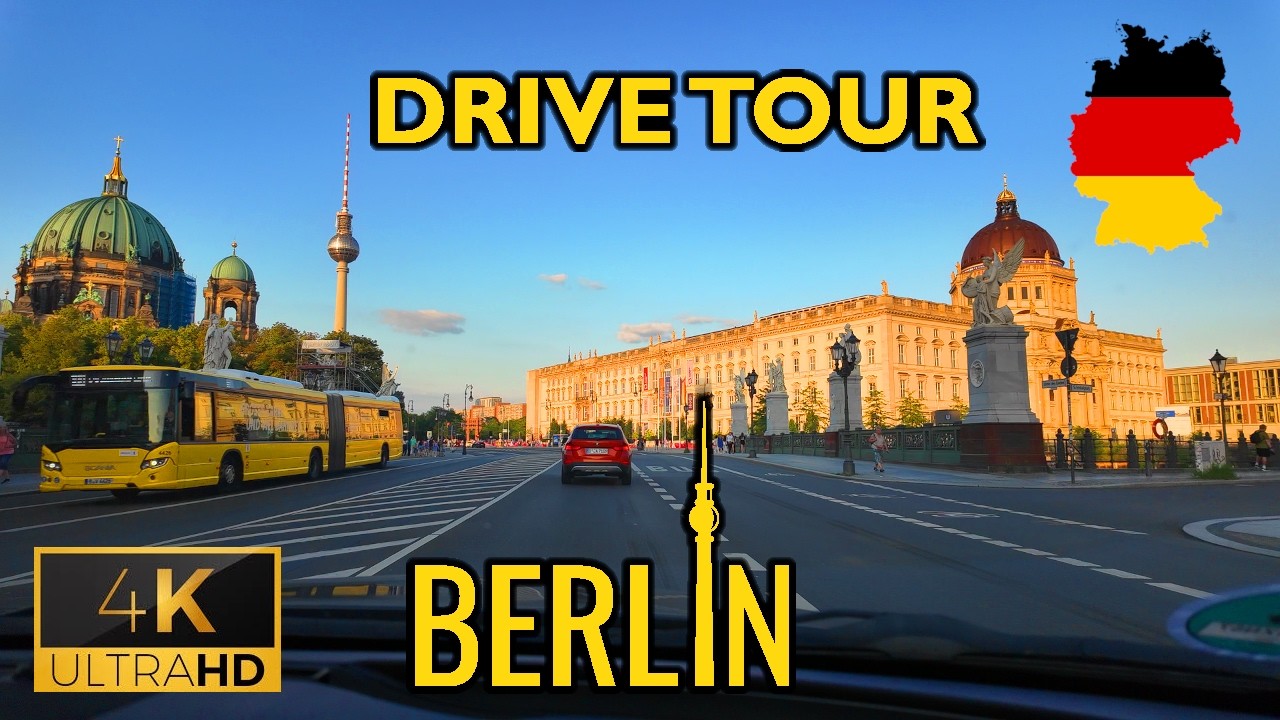 ⁴ᴷ⁶⁰ 🇩🇪 Berlin | Long drive tour around downtown (July 2025) [4K]