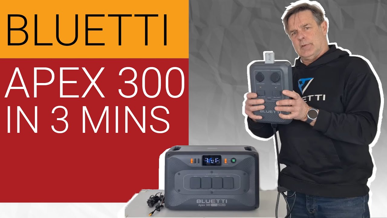 Bluetti Apex 300: краткий обзор, что вам нужно знать.