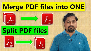 Merge multiple pdf files into one | Split PDF file into multiple PDF files | Tutorial in Hindi