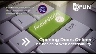 Opening Doors Online: The basics of web accessibility