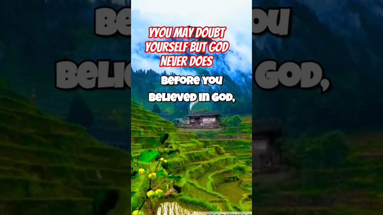 You May Doubt Yourself… But God Never Does✝️🙏 