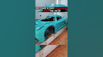 Bro made a fake Koenigsegg Jesko for his gf.. 💀