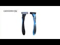 Goodmax triple blade system shaving razor