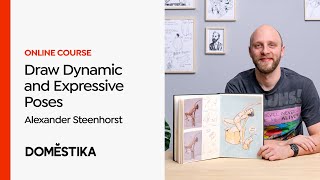 Trailer: How to draw dynamic and expressive poses | DOMESTIKA COURSE by dr. Draw 5,137 views 11 months ago 1 minute, 35 seconds