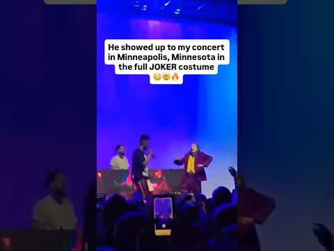 He showed up to my concert as the JOKER????????‼️ #shorts