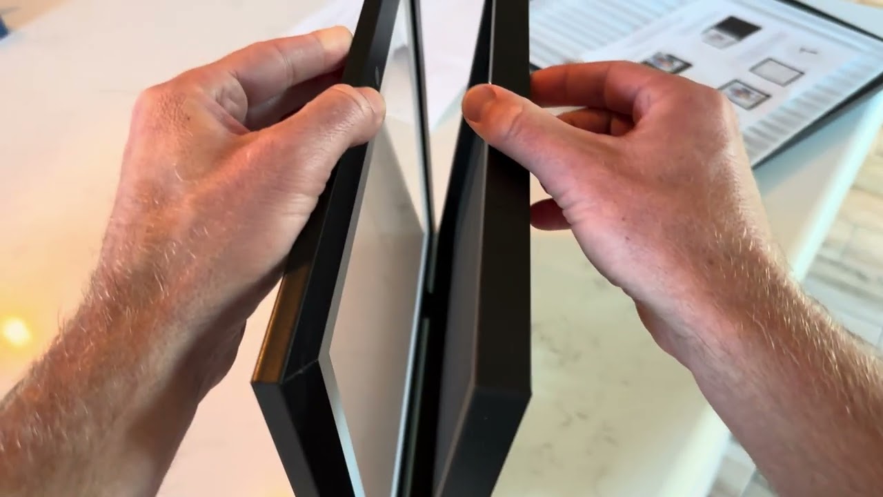 Golden State Art 10x12.5 Review & Demo (Front-Opening) | Best Kids Artwork Frames