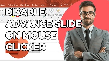 How to disable advance slide on mouse clicker in PowerPoint