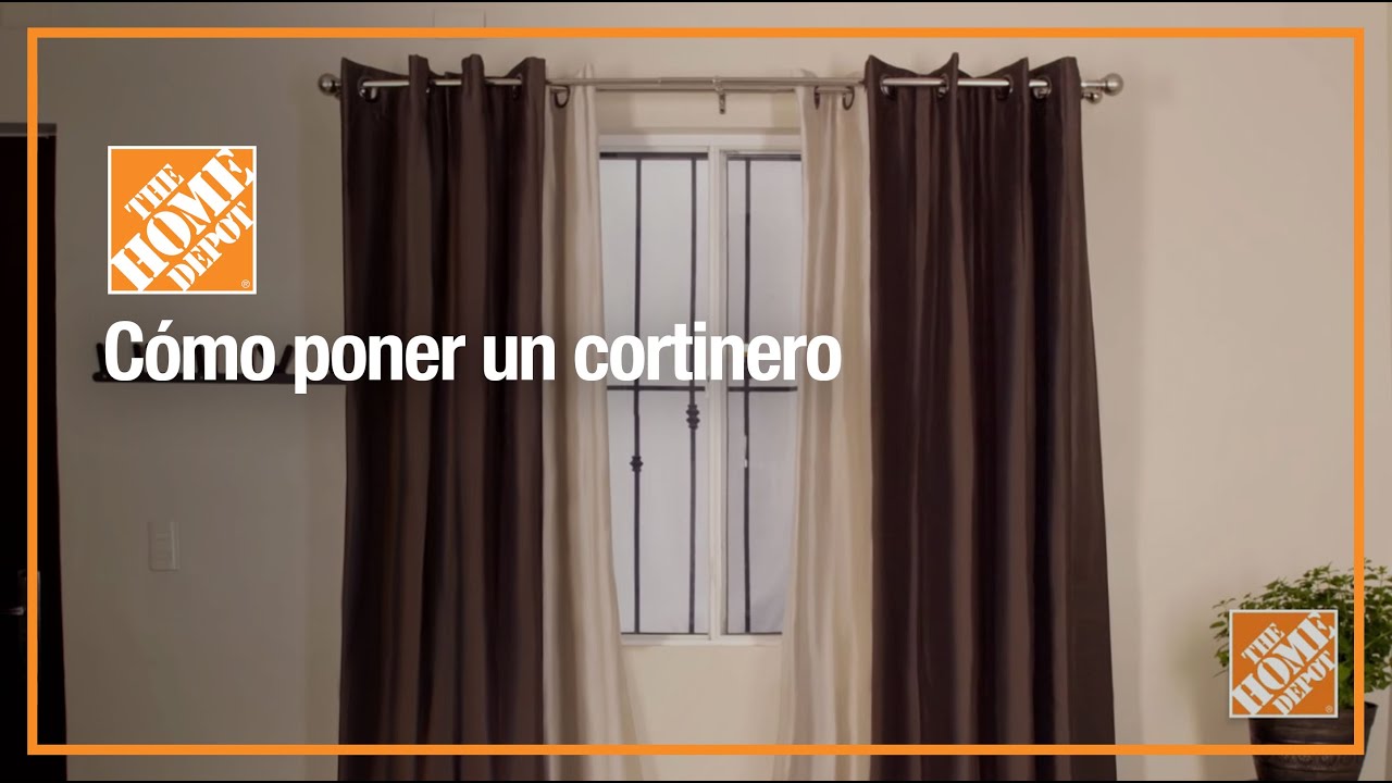 ⁣¿Cómo instalar un cortinero? Sigue estos consejos