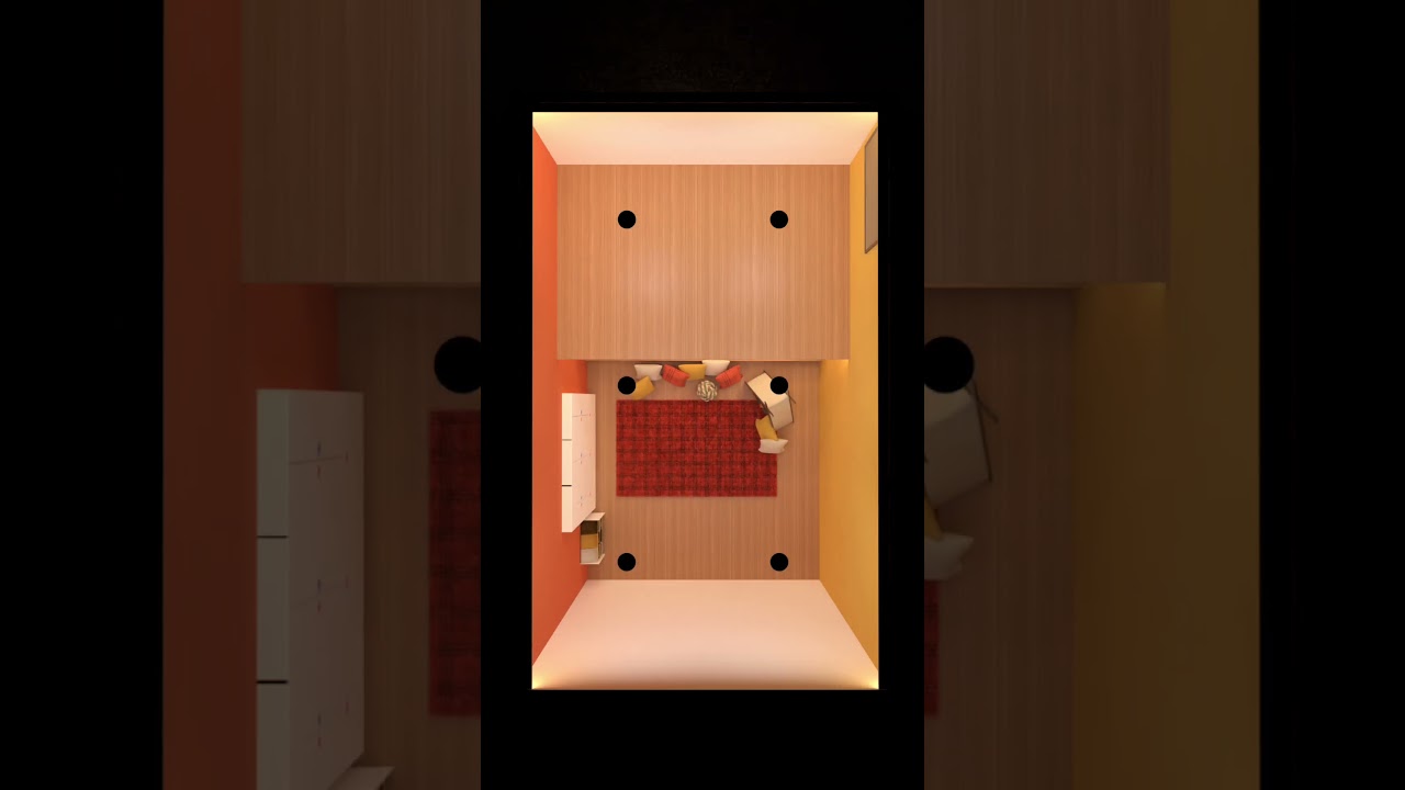 Cozy kids’ room interior project: 2 floors