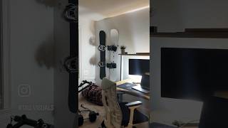 Got A New Custom Snowboard And Hung It Up Along With My Old