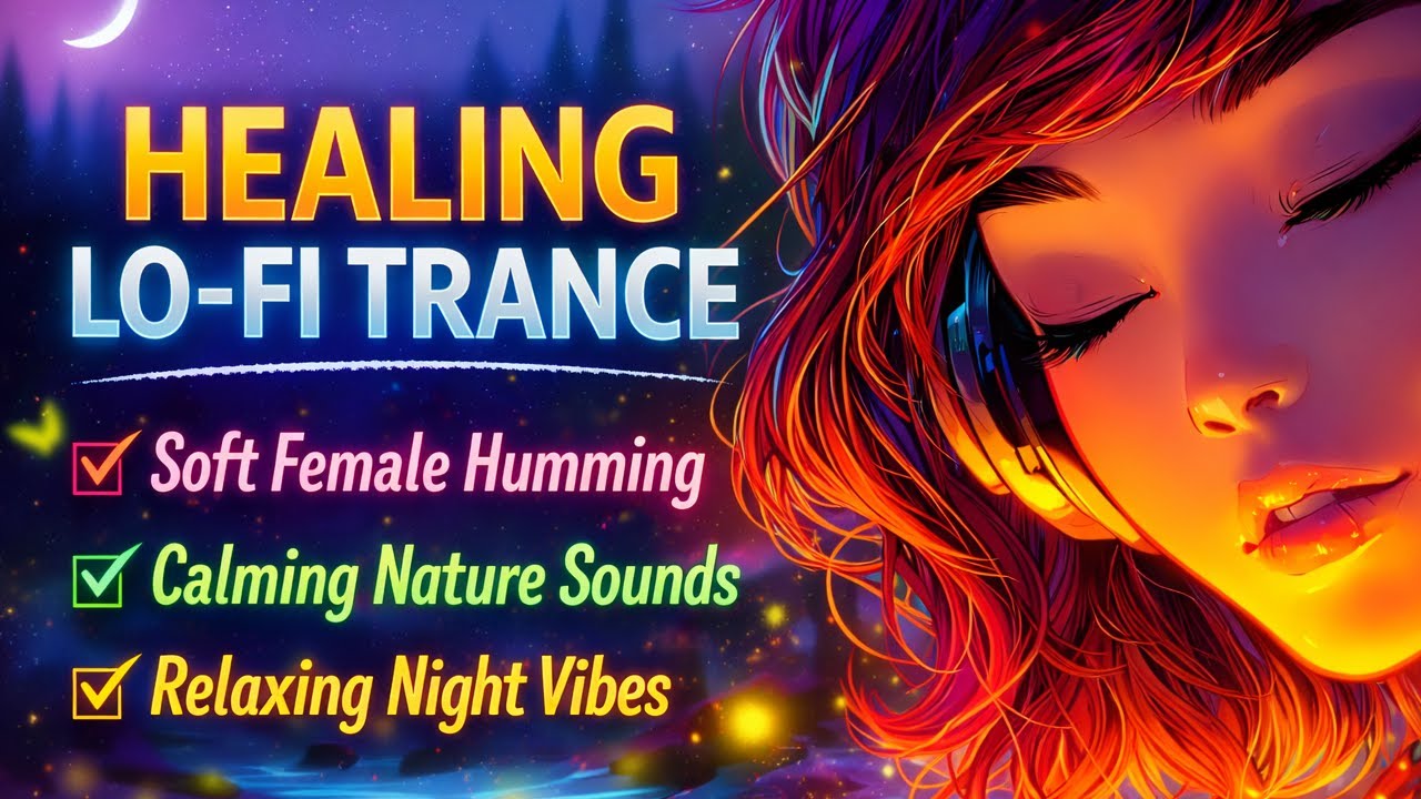 🌙 Meditative Lo-Fi Trance | Healing Energy with Soft Female Humming & Afro-Inspired Percussion