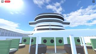 Disney Wish sounding her horns at castaway cay [ Cruise line simulator a new era ]