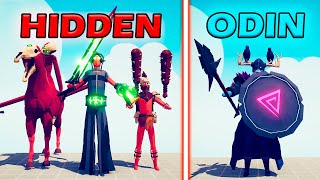 NEW HIDDEN UNITS vs ODIN TEAM - Totally Accurate Battle Simulator | TABS