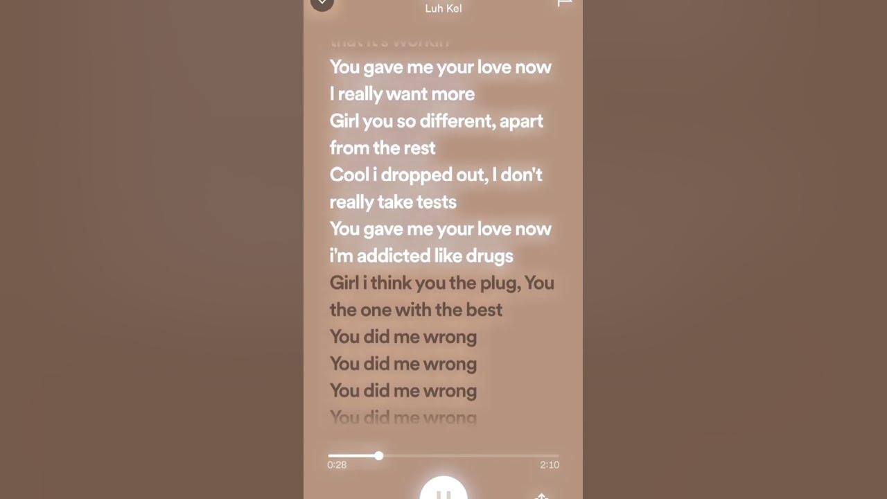 Luh Kel - WRONG lyrics #ShorterIsBetter #Tuinuane