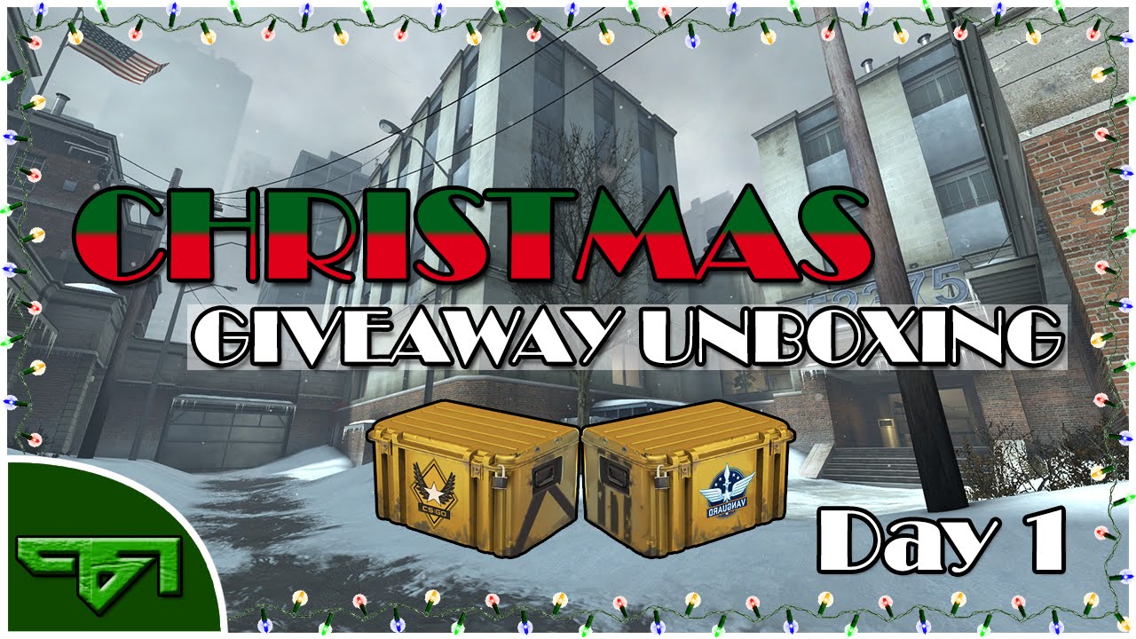 CS:GO Christmas Giveaway Unboxing | Day 1 - YouTube