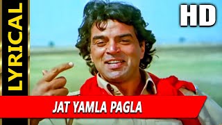 Video thumbnail of "Main Jat Yamla Pagla Deewana With Lyrics | प्रतिज्ञा | मोहम्मद रफ़ी | Dharmendra, Hema Malini"