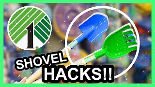 🤯 YOU WON'T BELIEVE WHAT I MADE WITH DOLLAR TREE PLASTIC SHOVELS | DIY OUTDOOR DECOR 2024