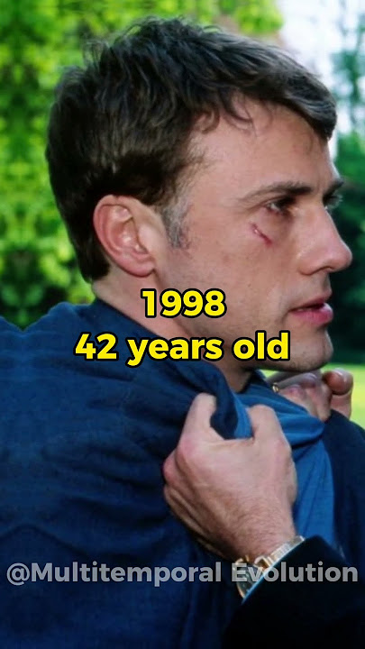 CHRISTOPH WALTZ DEVOLUTION (2023-1977) #shorts