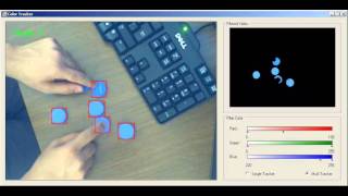 Real Time Color Tracker Blue